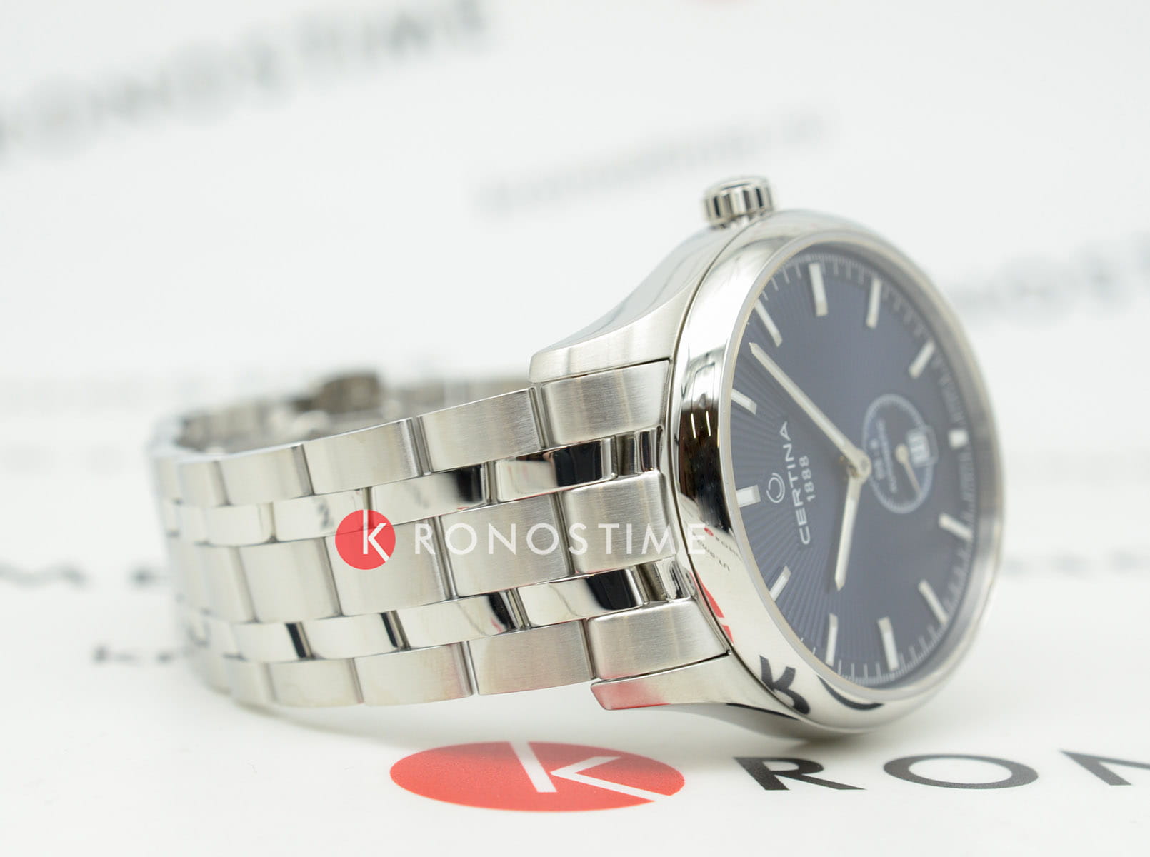 Certina Certina DS-8 C033.428.11.041.00 мужские часы синий циферблат на запястье